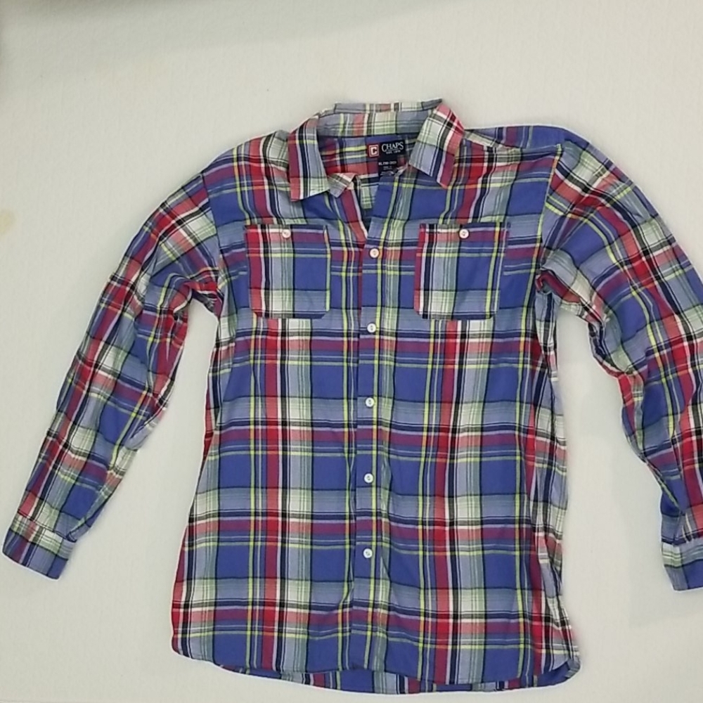 Boys XL Chaps Plaid
